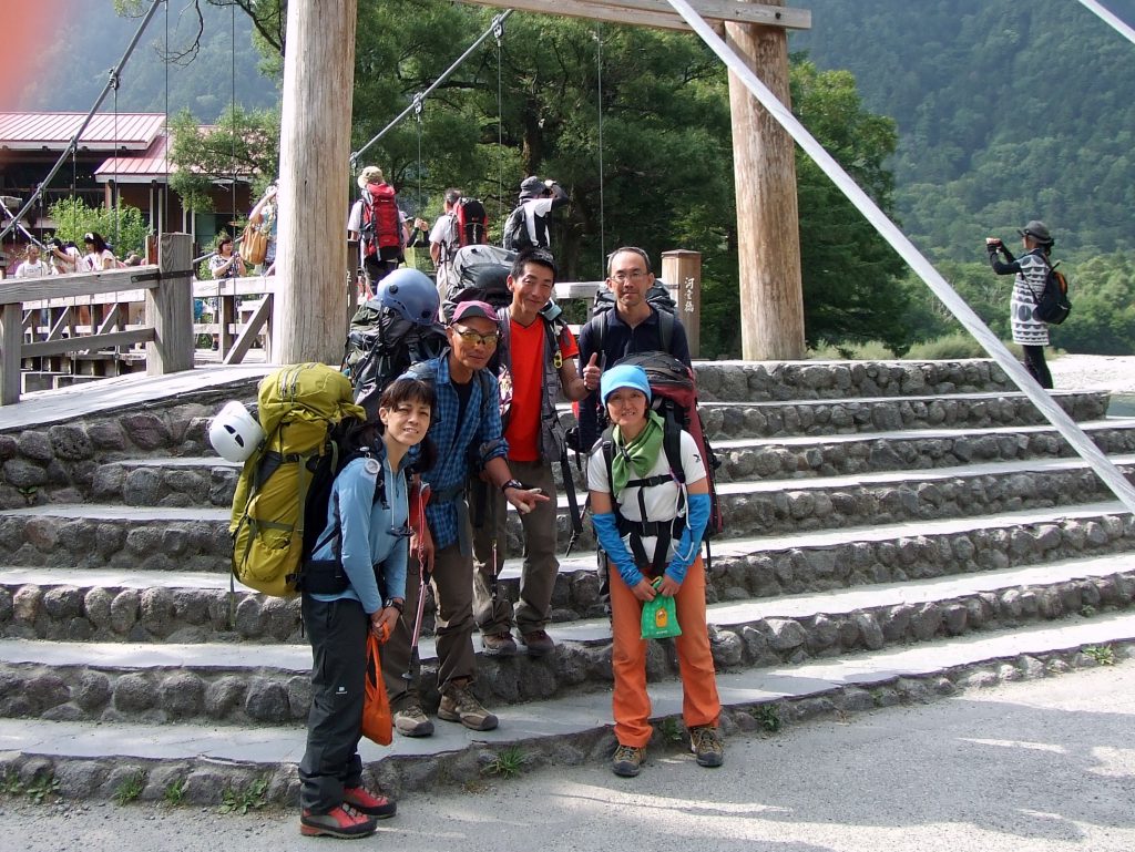 夏合宿　北アルプス穂高連峰・表銀座　（係） 三谷・横山