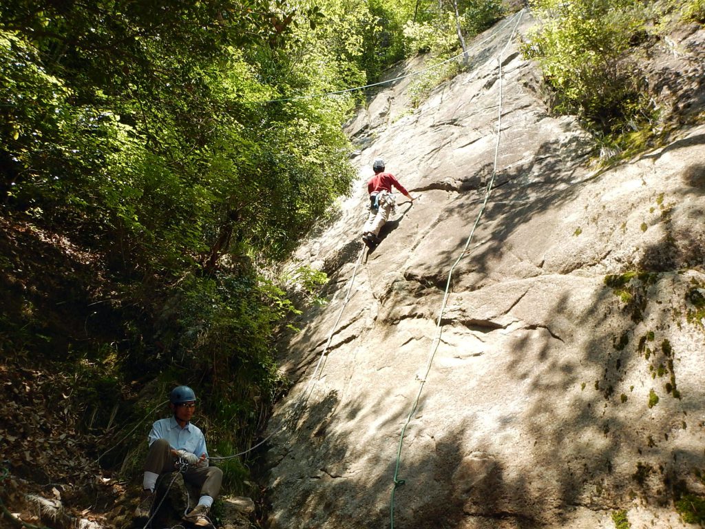 クライミング技術講習会(窓ヶ山)