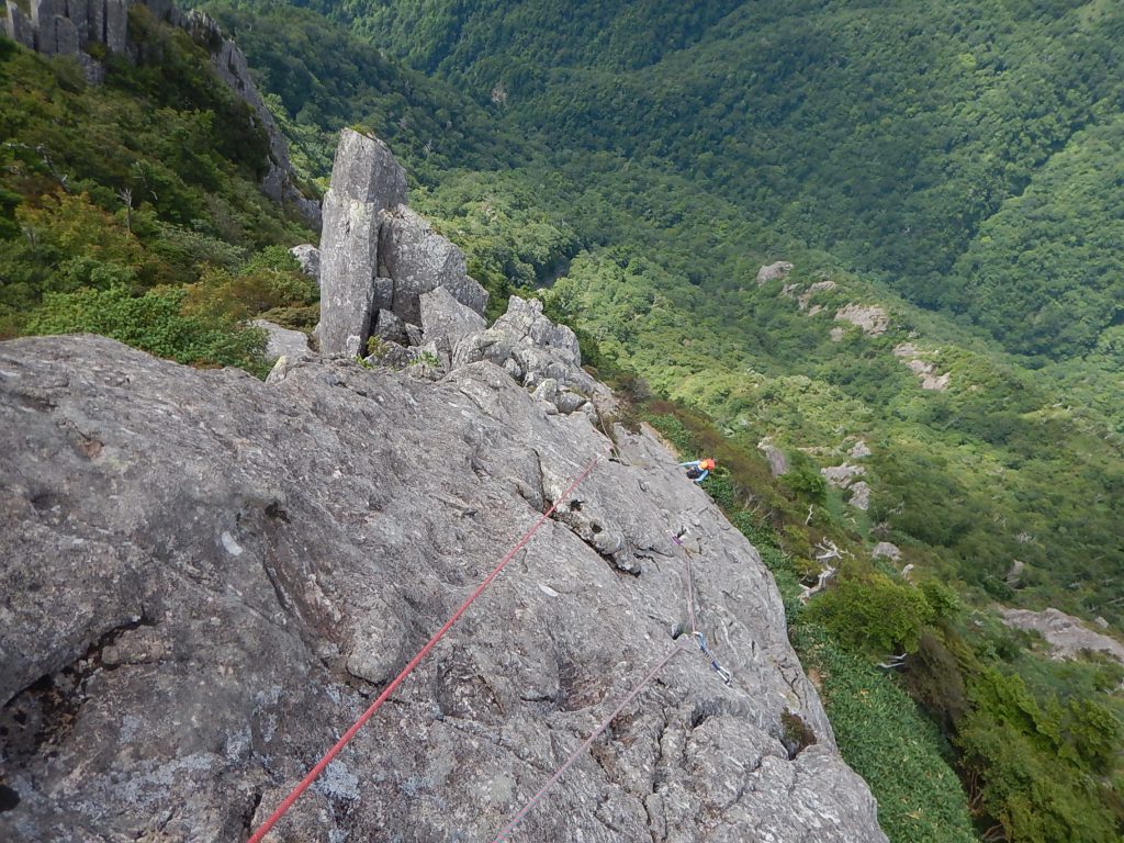 石鎚山(天狗岳東稜～墓場尾根)